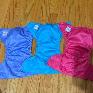 Set of 3 Cloth Pocket Diaper Covers